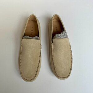Mens M. Gemi NIB Felize Uomo EU 42.5 US 9.5 Latte Loafers Drivers Shoes